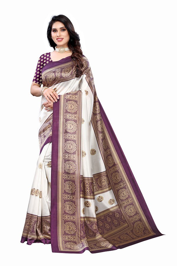 Printed Art Silk 9 Printed Regular Wear Saree Collection